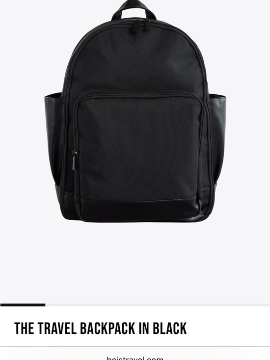 Beis The Travel Backpack in Black